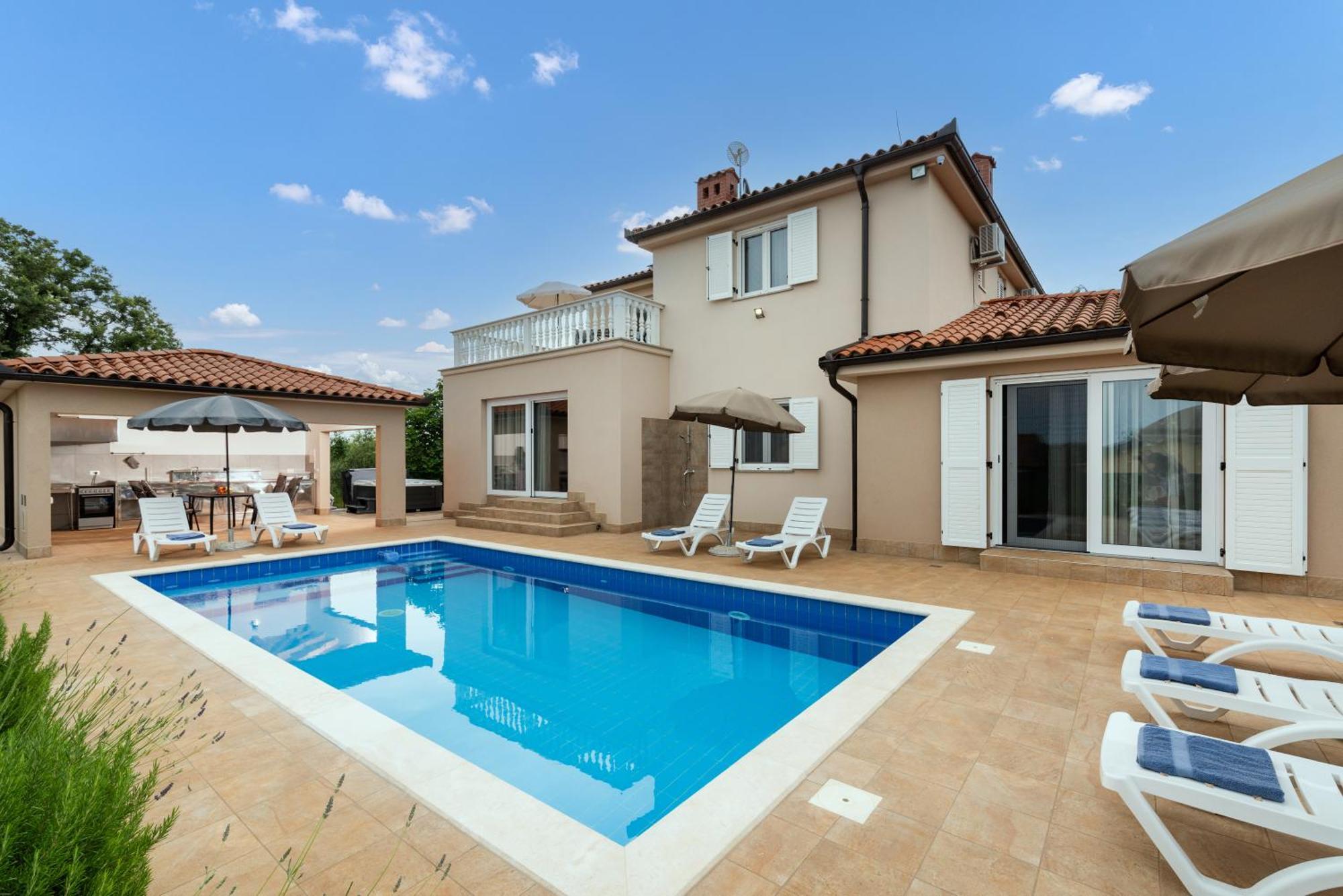 Villa Buroli With Pool, Sauna And Jacuzzi Exterior photo